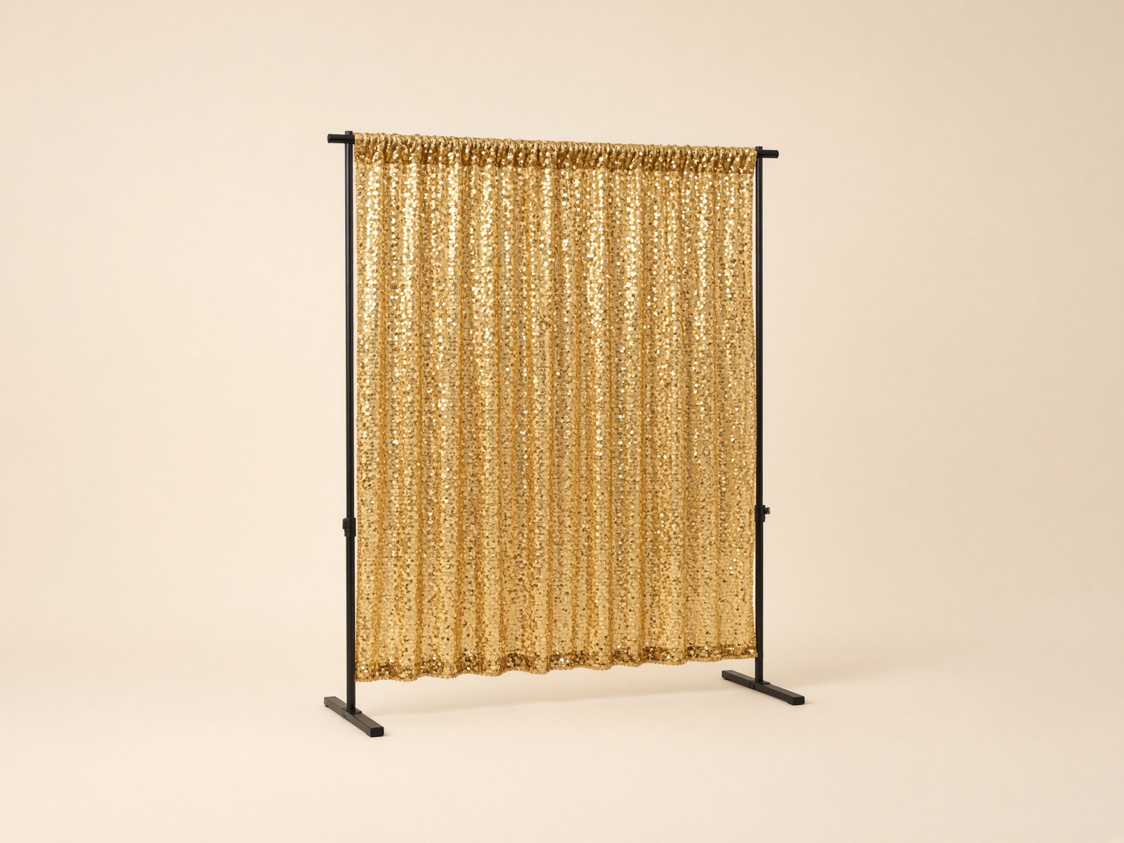 Backdrop paillettes or